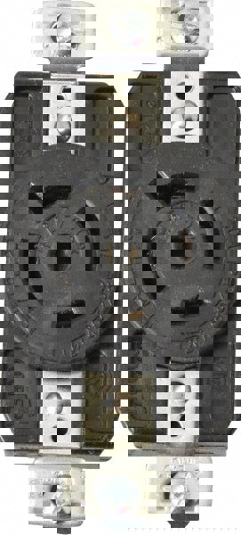 120/208 VAC, 20 Amp, L21-20R NEMA, Self Grounding Receptacle